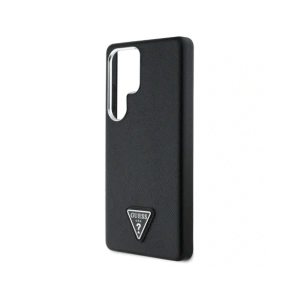 Wholesale Guess Grained Triangle Logo MagSafe Samsung Galaxy S25 Ultra black - GUE4355 - {ean13} - Hurt