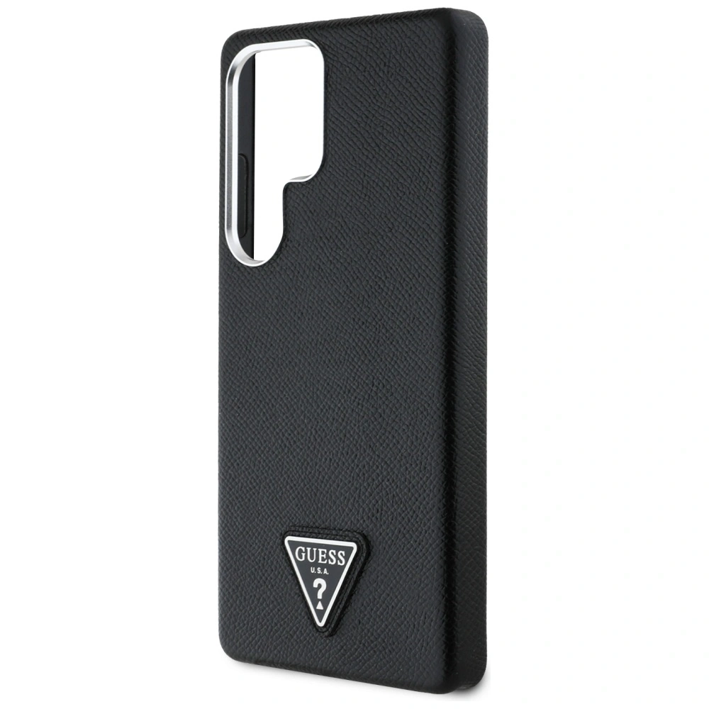 Hurtownia GSM - Guess Grained Triangle Logo MagSafe Samsung Galaxy S25 Ultra fekete - GUE4355 - {ean13} - Hurt