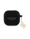 Guess GUA4LECG4K Apple AirPods 4 cover Silicone 4G Charm black