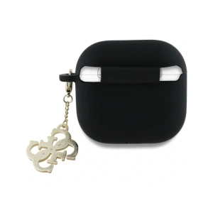 Hurtownia GSM - Guess GUA4LECG4K Apple AirPods 4 Hülle Silikon 4G Charm schwarz - GUE4356 - {ean13} - Hurt