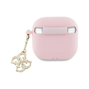 Hurtownia GSM - Guess GUA4LECG4P Apple AirPods 4 Hülle Silikon 4G Charm pink - GUE4357 - {ean13} - Hurt