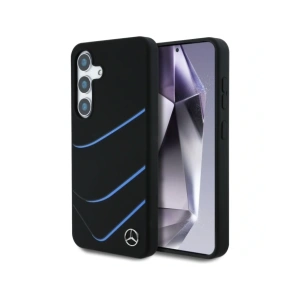 Hurtownia GSM - Mercedes Silikon kontrastierende Kurven MagSafe Samsung Galaxy S25 schwarz - MRS313 - {ean13} - Hurt