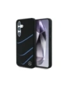 Etui Mercedes Silicone Contrasted Curves MagSafe pro Samsung Galaxy S25 černé