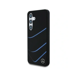 Hurtownia GSM - Mercedes Silikon kontrastierende Kurven MagSafe Samsung Galaxy S25 schwarz - MRS313 - {ean13} - Hurt