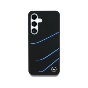 Hurtownia GSM - Mercedes Silicon Curbe Contrastate MagSafe Samsung Galaxy S25 negru - MRS313 - {ean13} - Hurt
