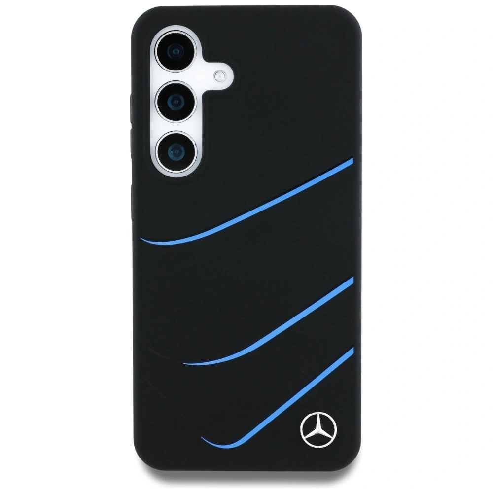 Hurtownia GSM - Mercedes Silikon kontrastierende Kurven MagSafe Samsung Galaxy S25 schwarz - MRS313 - {ean13} - Hurt