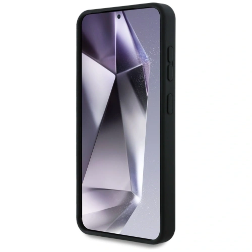 Etui Mercedes Silicone Contrasted Curves MagSafe do Samsung Galaxy S25 czarny