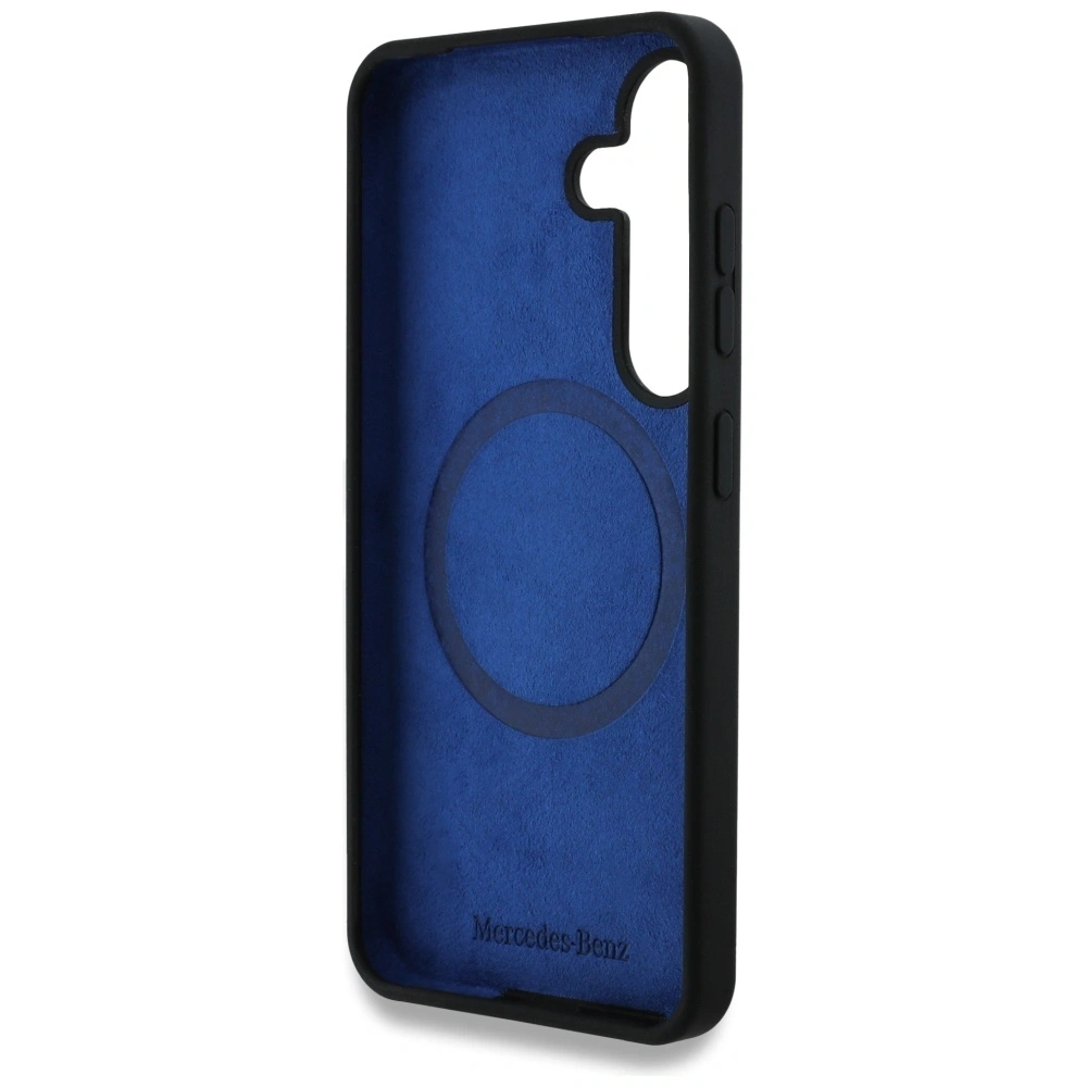 Hurtownia GSM - Mercedes Silikon kontrastierende Kurven MagSafe Samsung Galaxy S25 schwarz - MRS313 - {ean13} - Hurt