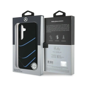 Hurtownia GSM - Mercedes Silikon kontrastierende Kurven MagSafe Samsung Galaxy S25 schwarz - MRS313 - {ean13} - Hurt