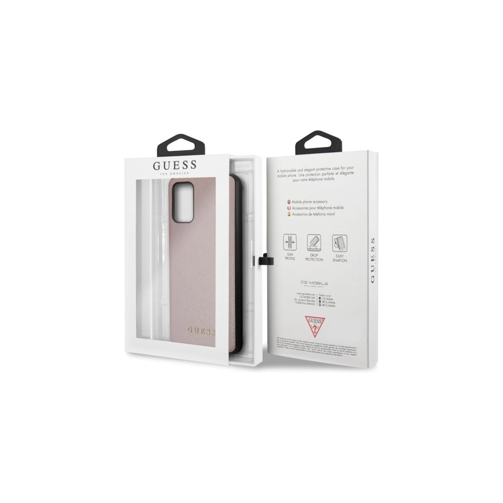 Hurtownia GSM - Etui Guess GUHCS67IGLRG Samsung Galaxy S20+ Plus G985 růžovo-zlaté/rose gold hard case Iridescent - GUE491RS - {ean13} - Hurt