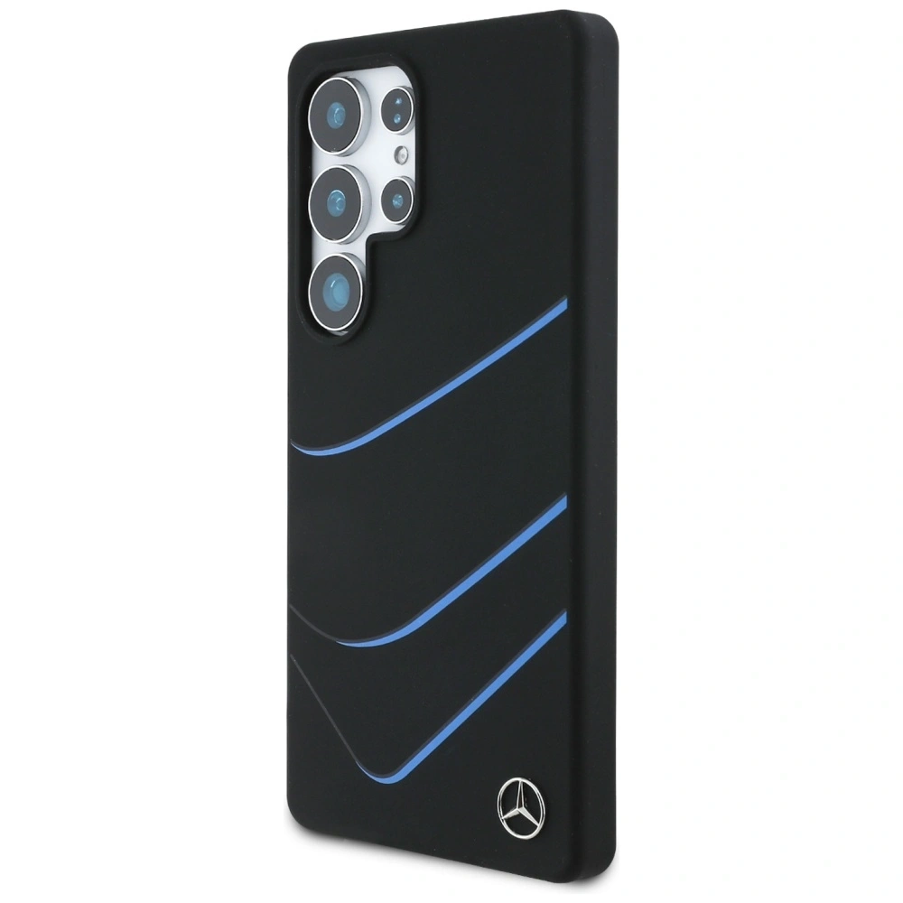 Hurtownia GSM - Mercedes Silicona Curbe Contrastate MagSafe Samsung Galaxy S25 Ultra negru - MRS314 - {ean13} - Hurt