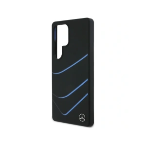Wholesale Mercedes Silicone Contrasted Curves MagSafe Samsung Galaxy S25 Ultra black - MRS314 - {ean13} - Hurt