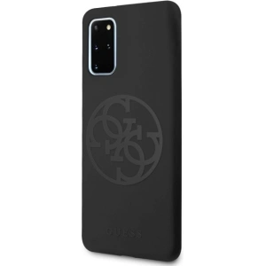 Hurtownia GSM - Etui Guess GUHCS67LS4GBK Samsung Galaxy S20+ Plus G985 černé/hard case silikon 4G Tone On Tone - GUE492BLK - {ean13} - Hurt