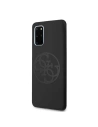 Hurtownia GSM - Etui Guess GUHCS67LS4GBK Samsung Galaxy S20+ Plus G985 black/czarny hard case Silicone 4G Tone On Tone - GUE492BLK - {ean13} - Hurt