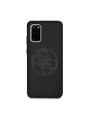 Hurtownia GSM - Etui Guess GUHCS67LS4GBK Samsung Galaxy S20+ Plus G985 black/czarny hard case Silicone 4G Tone On Tone - GUE492BLK - {ean13} - Hurt