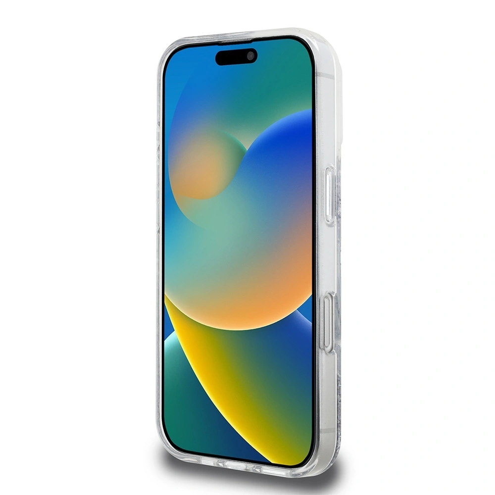 Hurtownia GSM - Guess GUHMP16XRGRGES Apple iPhone 16 Pro Max kemény tok Gyanta Átmeneti Csillogás MagSafe ezüst - GUE4359 - {ean13} - Hurt