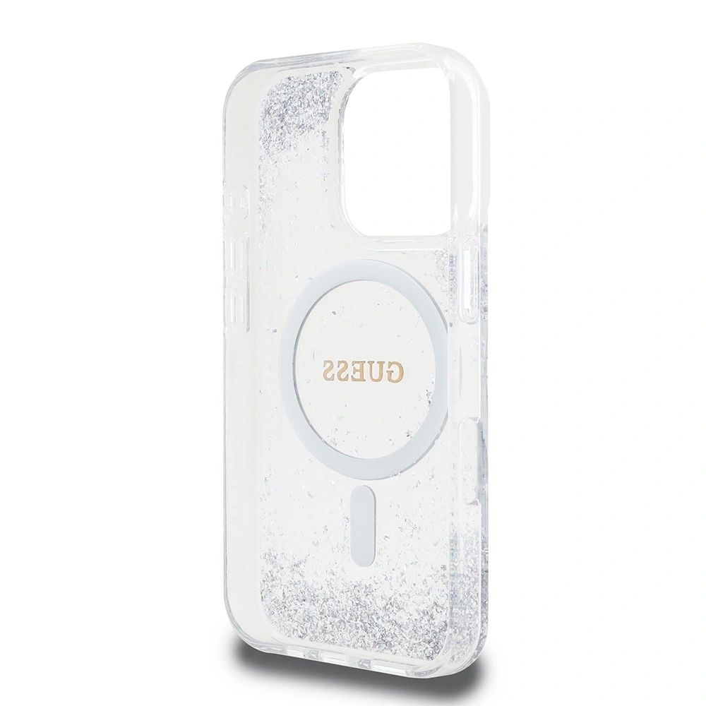 Hurtownia GSM - Etui Guess GUHMP16XRGRGES Apple iPhone 16 Pro Max hardcase Resin Gradient Glitter MagSafe srebrny/silver - GUE4359 - {ean13} - Hurt