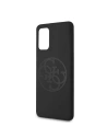 Hurtownia GSM - Etui Guess GUHCS67LS4GBK Samsung Galaxy S20+ Plus G985 black/czarny hard case Silicone 4G Tone On Tone - GUE492BLK - {ean13} - Hurt