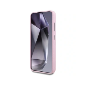 Hurtownia GSM - Karl Lagerfeld Saffiano complet înfășurat logo metalic îngust MagSafe Samsung Galaxy S25+ Plus roz - KLD21937 - {ean13} - Hurt