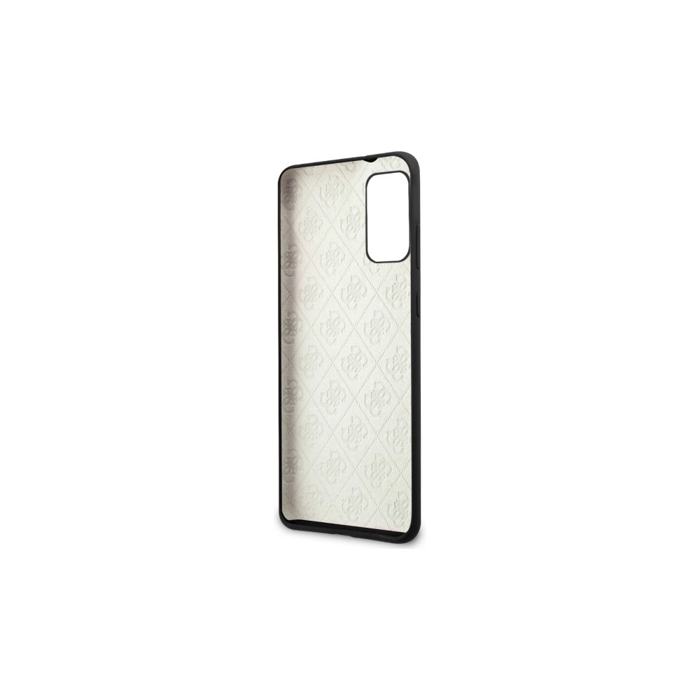 Hurtownia GSM - Etui Guess GUHCS67LS4GBK Samsung Galaxy S20+ Plus G985 black/czarny hard case Silicone 4G Tone On Tone - GUE492BLK - {ean13} - Hurt