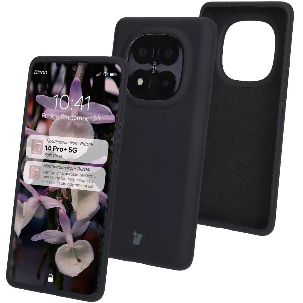 Hurtownia GSM - Bizon Soft Case Xiaomi Redmi Note 14 Pro Plus 5G fekete - BIZ8560 - {ean13} - Hurt