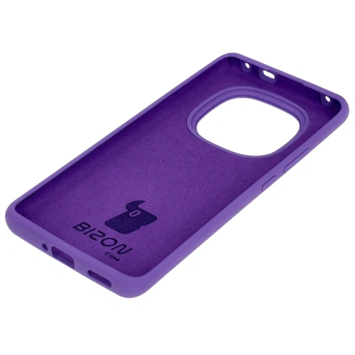 Silikonowe etui Bizon Soft Case do Xiaomi Redmi Note 14 Pro Plus 5G fioletowe