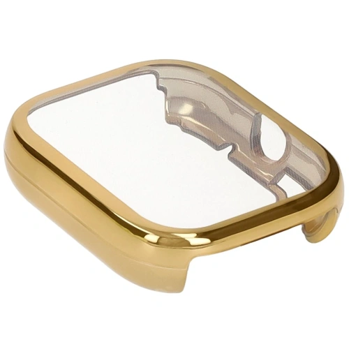 Etui z osłoną ekranu Bizon Case Watch Felipe do Xiaomi Redmi Watch 5 złote