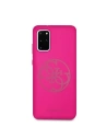 Hurtownia GSM - Etui Guess GUHCS67LS4GFU Samsung Galaxy S20+ Plus G985 fuksja/fuchsia hard case Silicone 4G Tone On Tone - GUE493FKS - {ean13} - Hurt