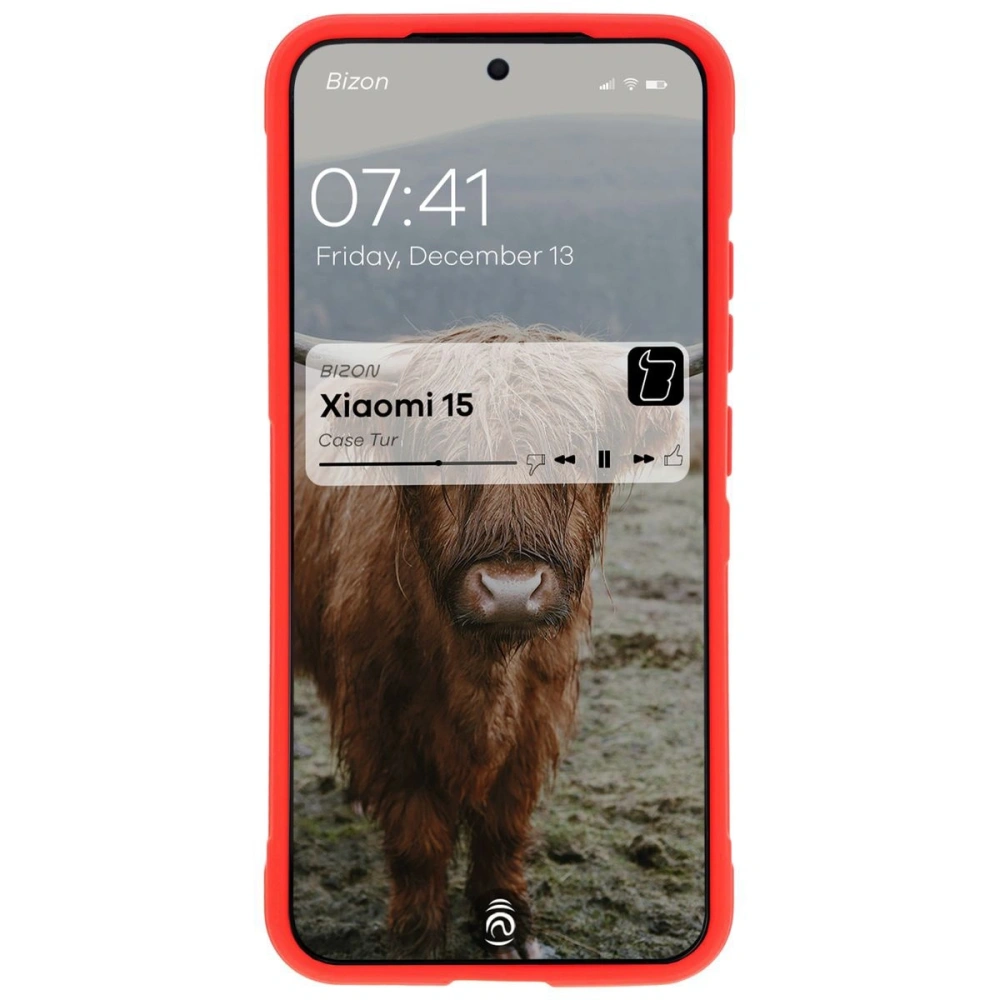 Hurtownia GSM - Bizon Case Tur Xiaomi 15 roșu - BIZ8565 - {ean13} - Hurt