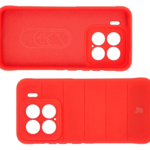Pancerne etui Bizon Case Tur do Xiaomi 15 czerwone