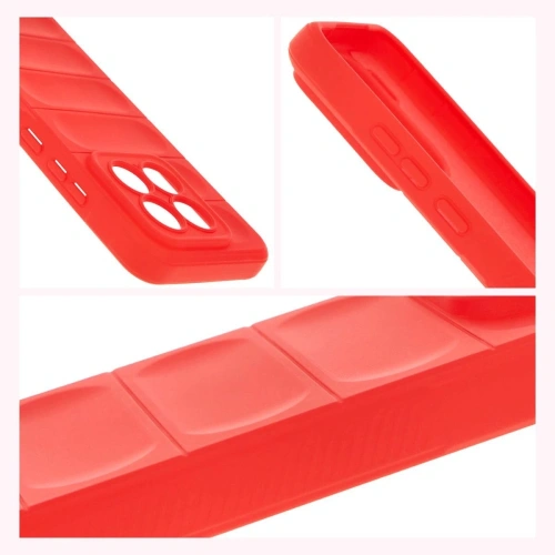 Pancerne etui Bizon Case Tur do Xiaomi 15 czerwone