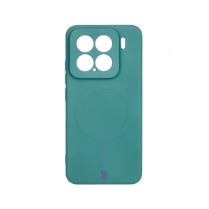 Hurtownia GSM - Bizon Case Silicone Magnetic Sq Xiaomi 15 verde închis - BIZ8568 - {ean13} - Hurt