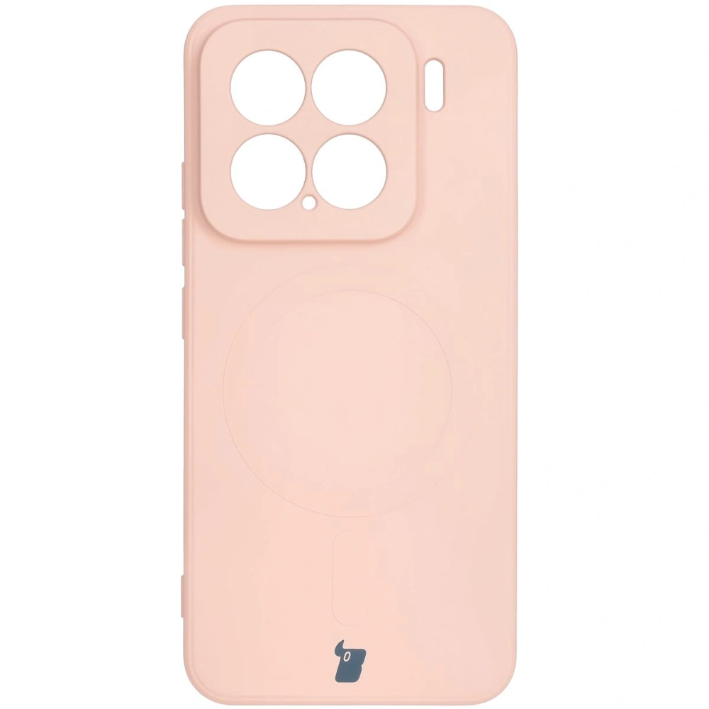 Hurtownia GSM - Bizon Case Silikon Magnetic Sq Xiaomi 15 hellrosa - BIZ8569 - {ean13} - Hurt