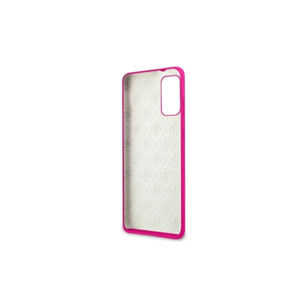 Hurtownia GSM - Etui Guess GUHCS67LS4GFU Samsung Galaxy S20+ Plus G985 fuksja/fuchsia hard case Silicone 4G Tone On Tone - GUE493FKS - {ean13} - Hurt
