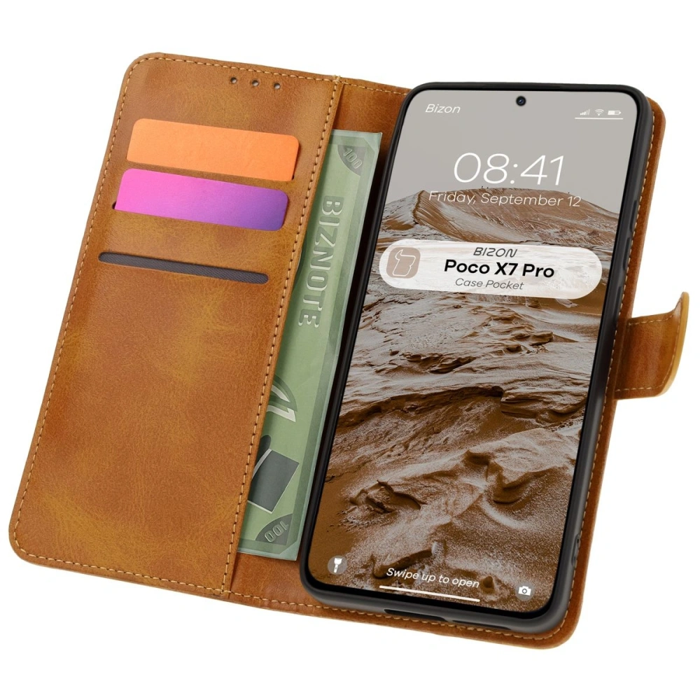 Wholesale Bizon Case Pocket Xiaomi Poco X7 Pro brown - BIZ8572 - {ean13} - Hurt