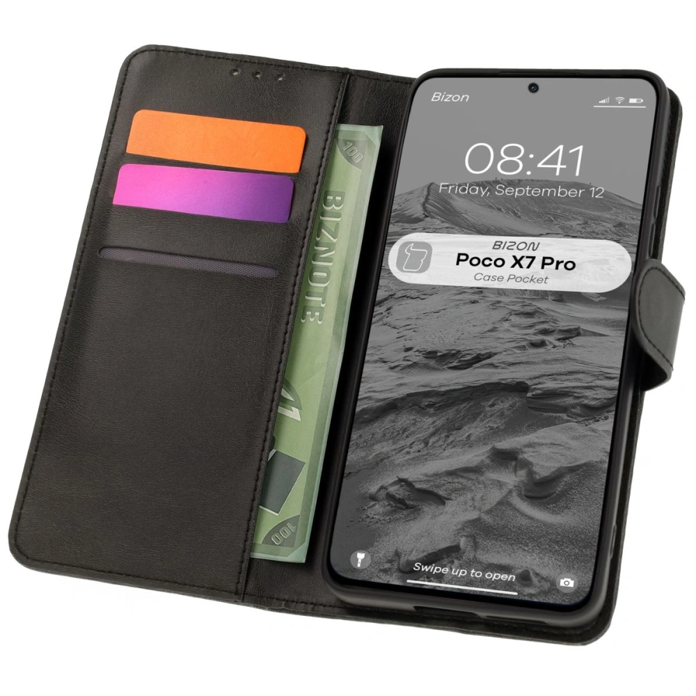 Wholesale Bizon Case Pocket Xiaomi Poco X7 Pro black - BIZ8573 - {ean13} - Hurt