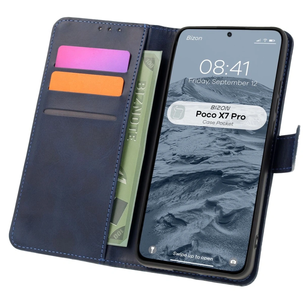 Wholesale Bizon Case Pocket Xiaomi Poco X7 Pro navy blue - BIZ8574 - {ean13} - Hurt