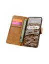 Etui z klapką Bizon Case Pocket do Xiaomi Redmi Note 14 5G / Poco M7 Pro 5G brązowe