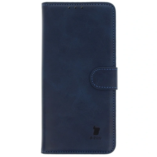 Etui z klapką Bizon Case Pocket do Xiaomi Redmi Note 14 5G / Poco M7 Pro 5G granatowe