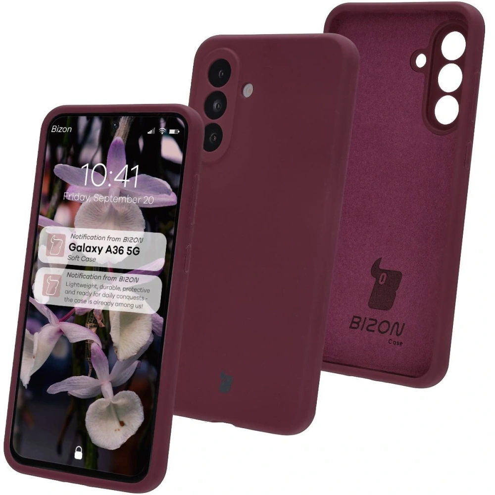 Hurtownia GSM - Bizon Soft Case Samsung Galaxy A36 5G violet închis - BIZ8578 - {ean13} - Hurt