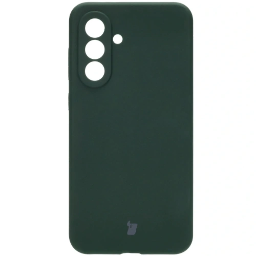 Silikonowe etui Bizon Soft Case do Samsung Galaxy A36 5G ciemnozielone