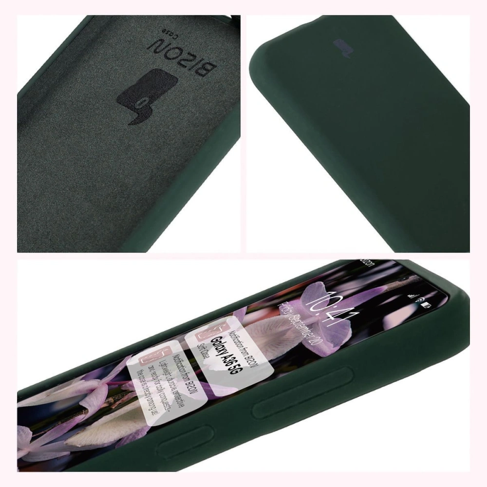 Hurtownia GSM - Silikonowe etui Bizon Soft Case do Samsung Galaxy A36 5G ciemnozielone - BIZ8579 - {ean13} - Hurt