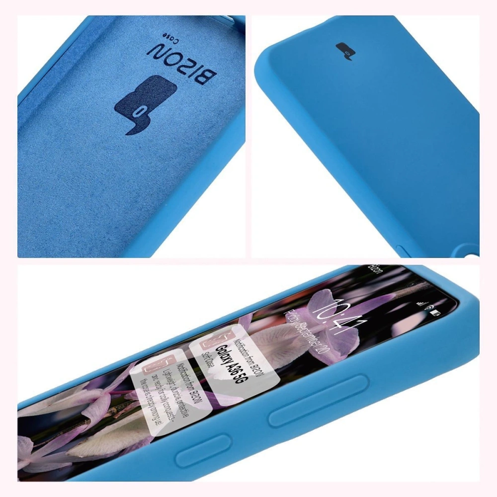 Hurtownia GSM - Silikonowe etui Bizon Soft Case do Samsung Galaxy A36 5G niebieskie - BIZ8580 - {ean13} - Hurt
