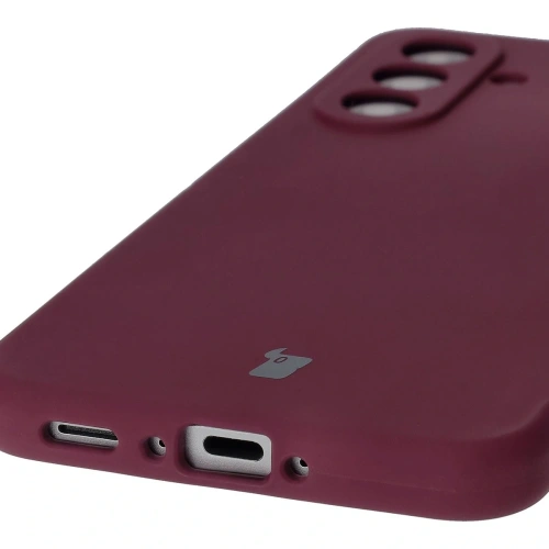 Silikonowe etui Bizon Soft Case do Samsung Galaxy A56 5G ciemnofioletowe
