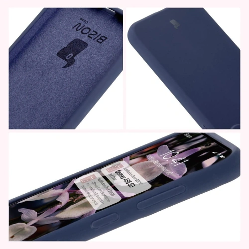 Silikonowe etui Bizon Soft Case do Samsung Galaxy A56 5G ciemnoniebieskie