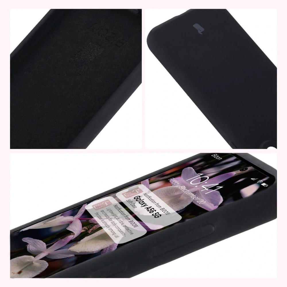 Hurtownia GSM - Caz moale Bizon Samsung Galaxy A56 5G negru - BIZ8584 - {ean13} - Hurt