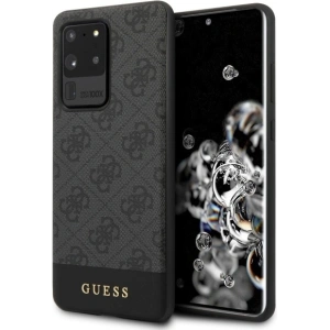 Hurtownia GSM - Etui Guess GUHCS69G4GLGR Samsung Galaxy S20 Ultra G988 grau/grey Hard Case 4G Stripe Collection - GUE495GRY - {ean13} - Hurt