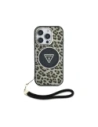 Hurtownia GSM - Etui Guess HC IML Leopard Triangle Cord Strap do Apple iPhone 16 Pro MagSafe hnědý - GUE4360 - {ean13} - Hurt