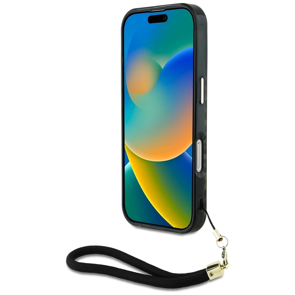Hurtownia GSM - Etui Guess HC IML Leopard Triangle Cord Strap do Apple iPhone 16 Pro MagSafe hnědý - GUE4360 - {ean13} - Hurt