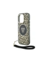 Hurtownia GSM - Etui Guess HC IML Leopard Triangle Cord Strap do Apple iPhone 16 Pro MagSafe hnědý - GUE4360 - {ean13} - Hurt